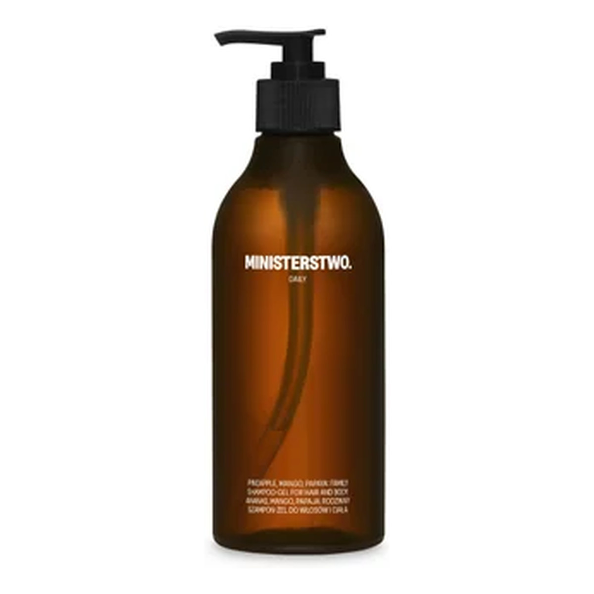 Ministerstwo. Daily szampon - żel rodzinny 3w1 do rąk, ciała i włosów ananas mango papaja 400ml