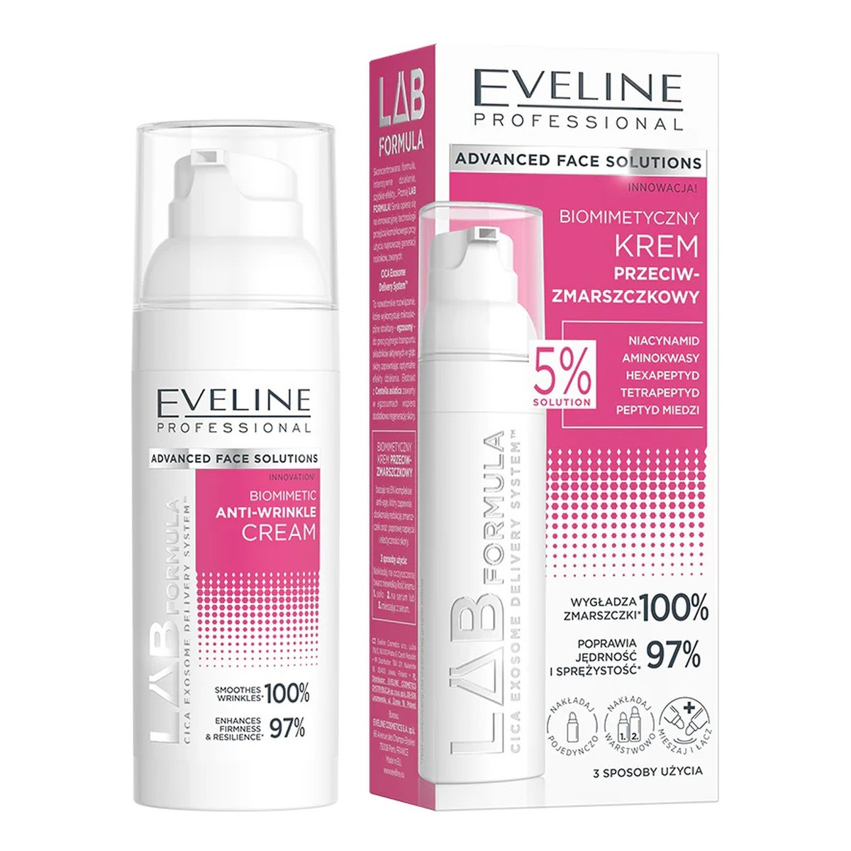 Eveline Professional Lab Biomimetryczny krem przeciwzmarszczkow 50ml