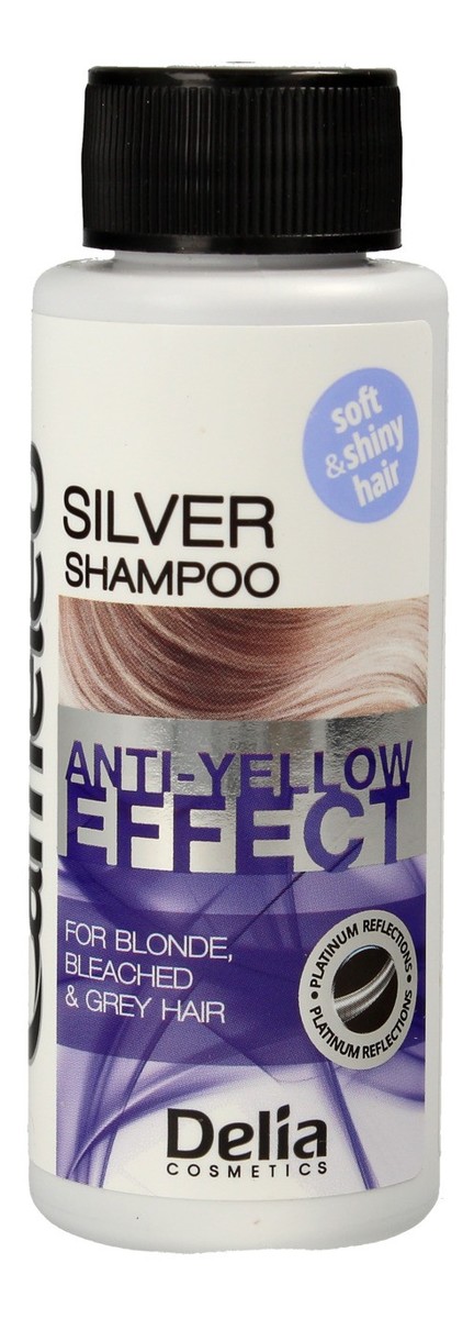 Silver Szampon do włosów blond i siwych mini