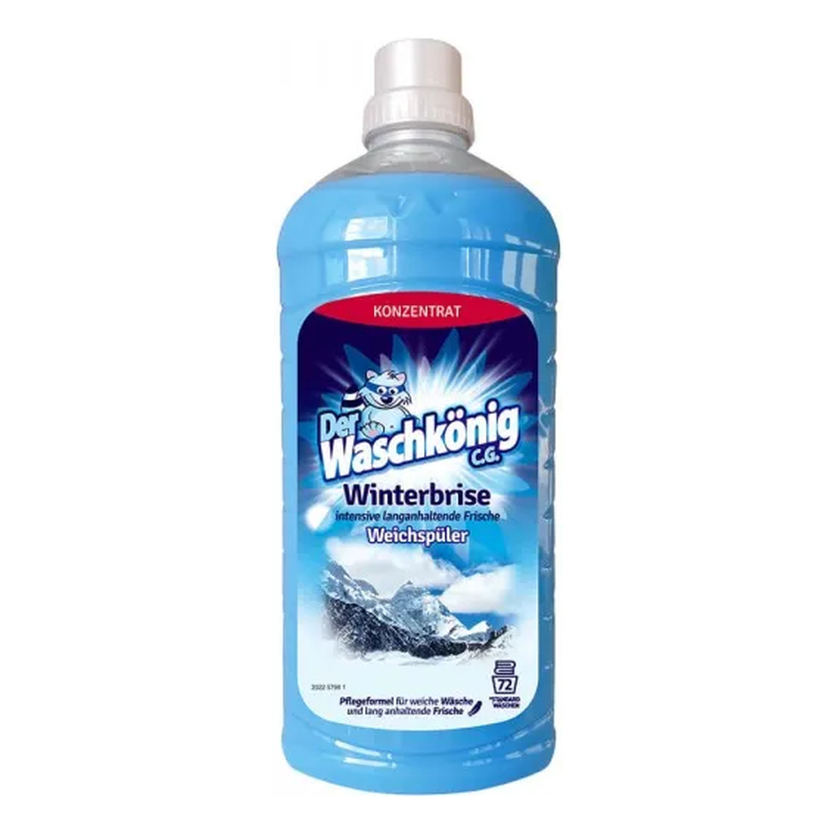 Der Waschkönig Płyn do płukania Winterbrise 72 prania 1800ml