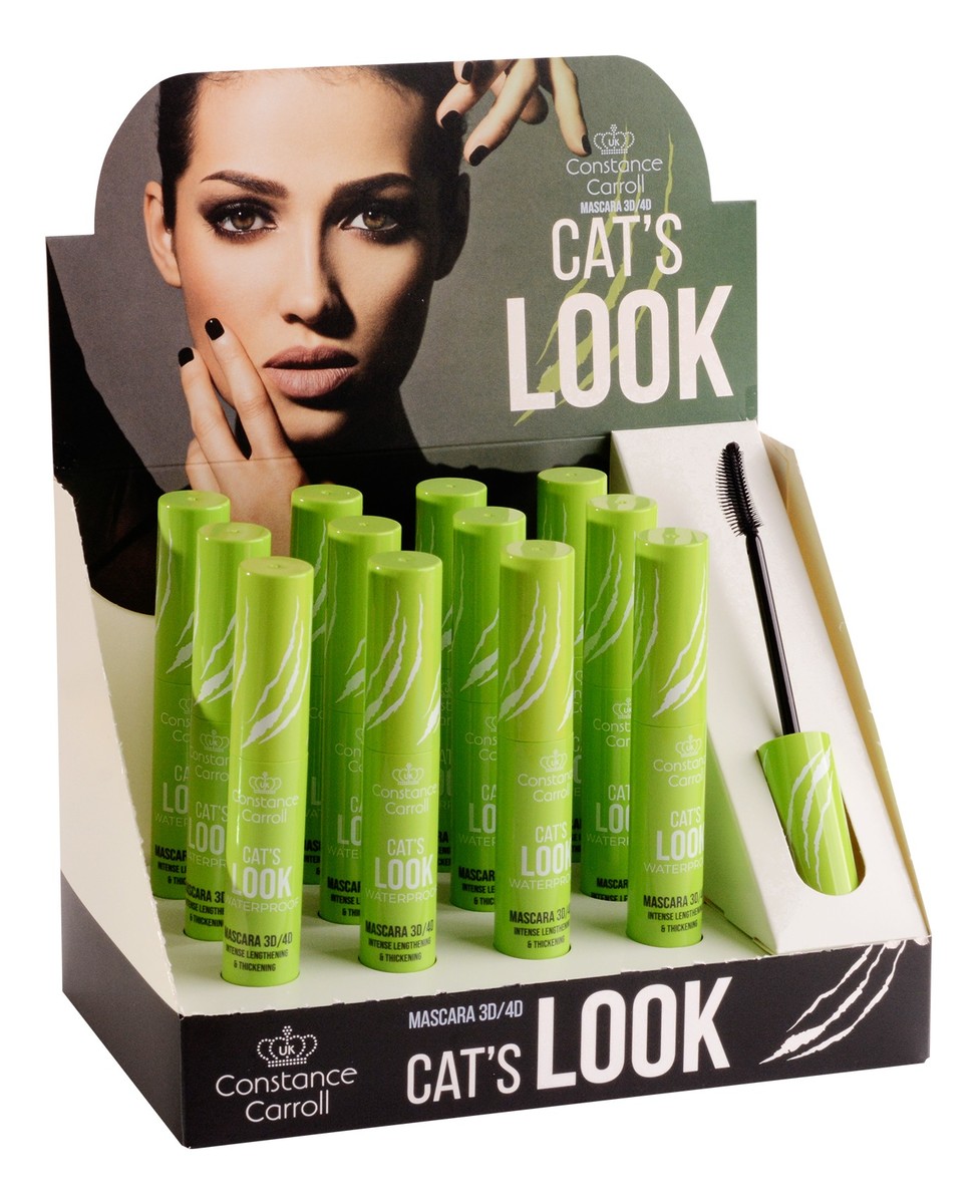 Zestaw mascara 12xcat`s look black (11+1)