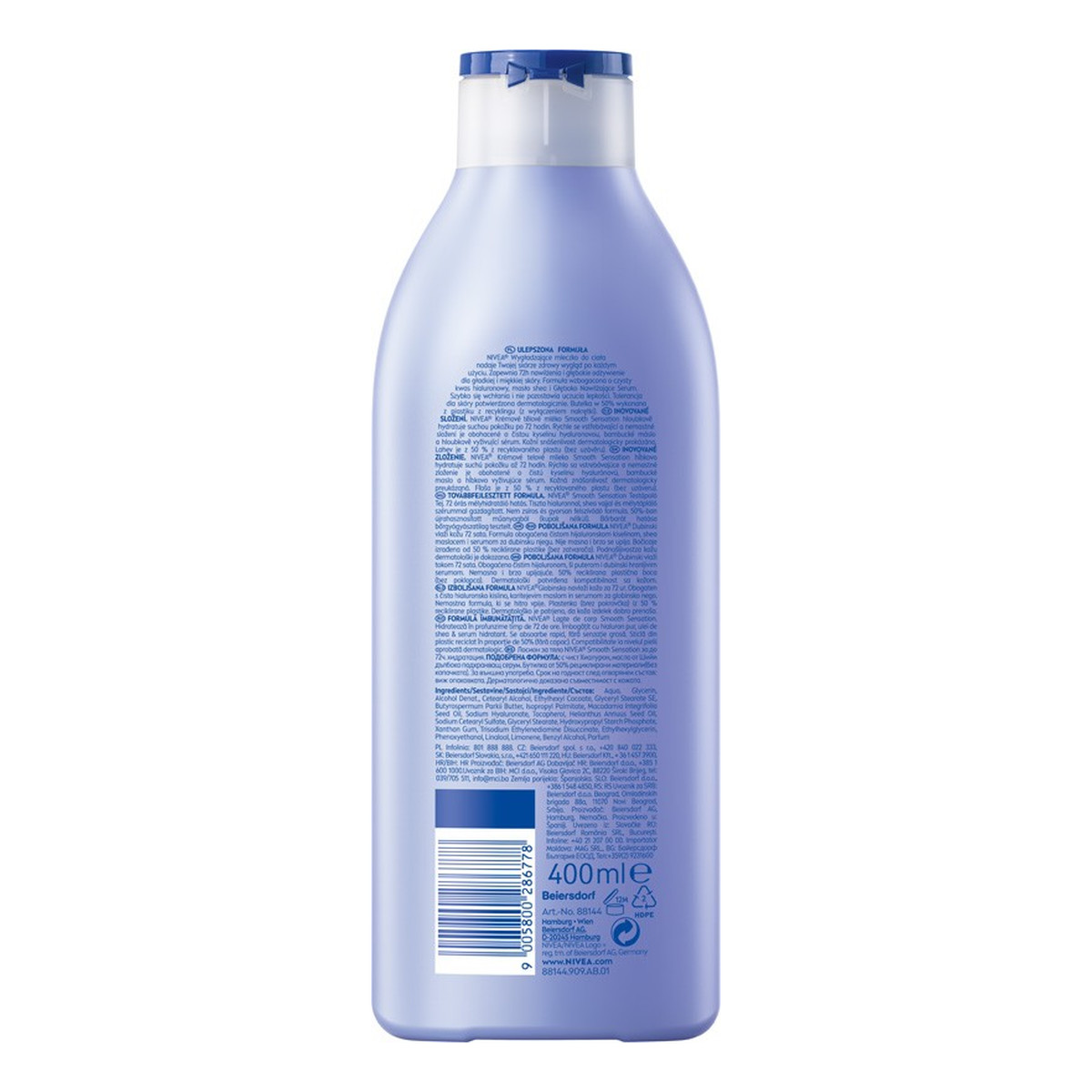 Nivea Body Mleczkoint.wygładz.88144 new 400ml