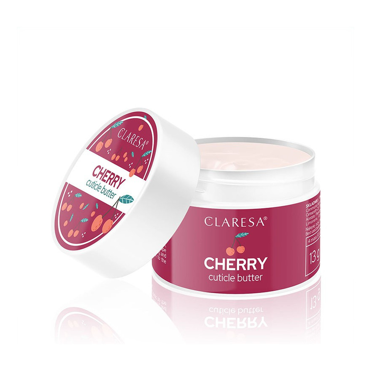 Claresa Masełko do Skórek Cherry 13g