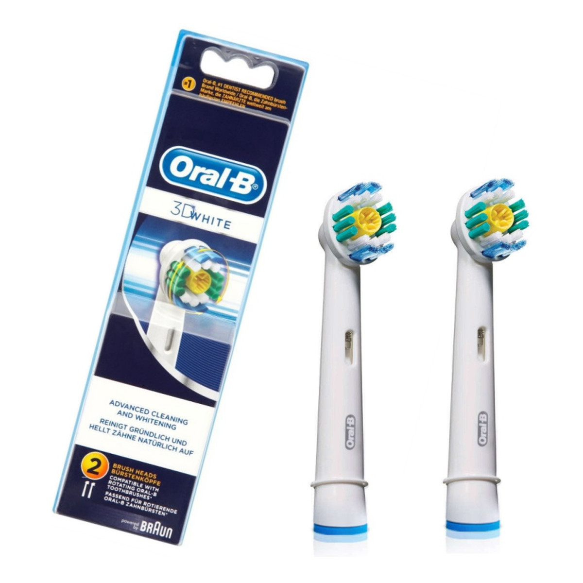 Oral-B 3D White Końcówki Do Szczoteczki Elektrycznej 2szt.