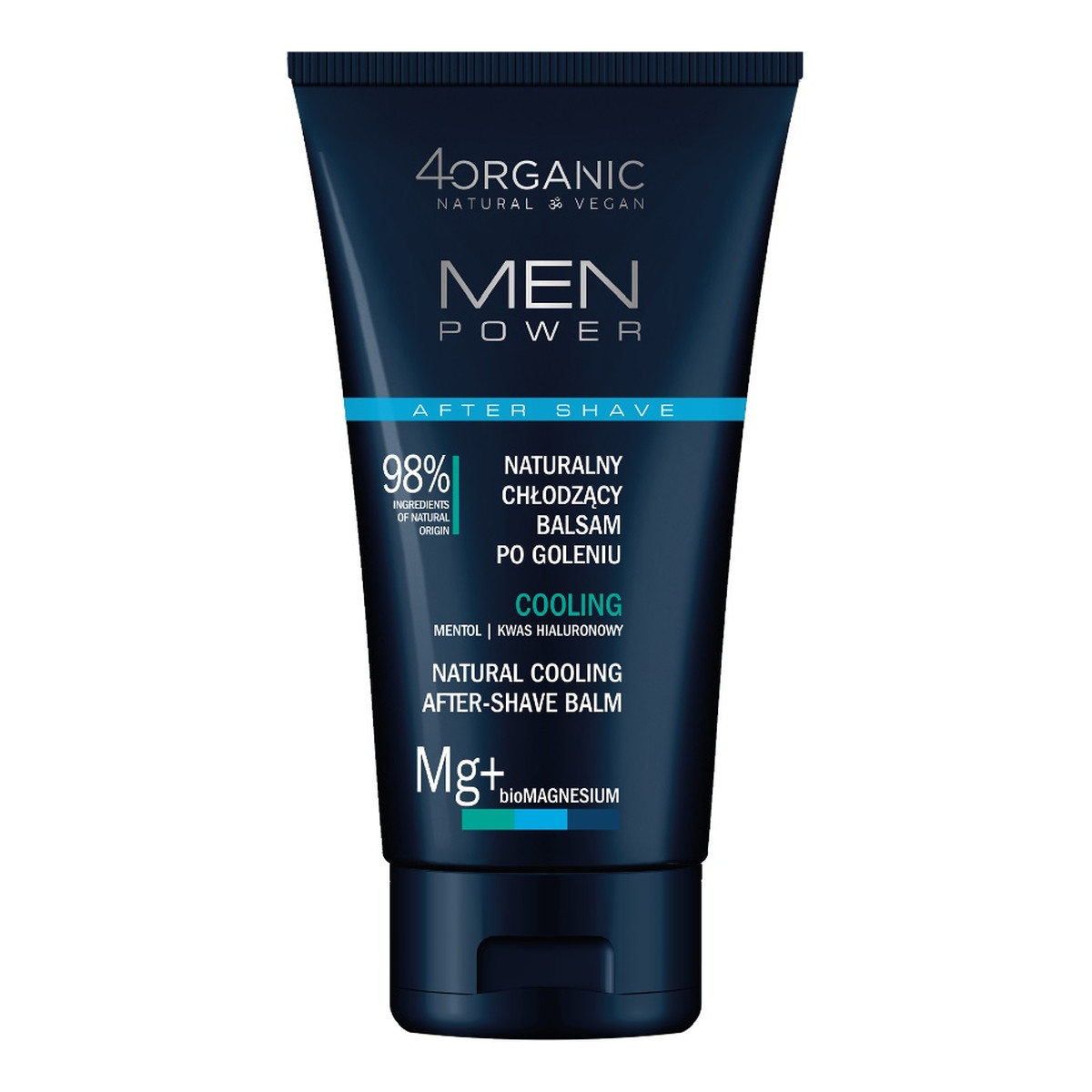 4organic Men Power naturalny chłodzący Balsam po goleniu cooling 150ml