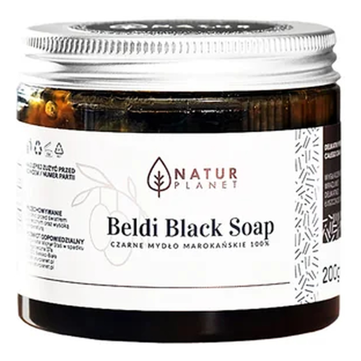 Natur Planet Czarne mydło marokańskie 200ml