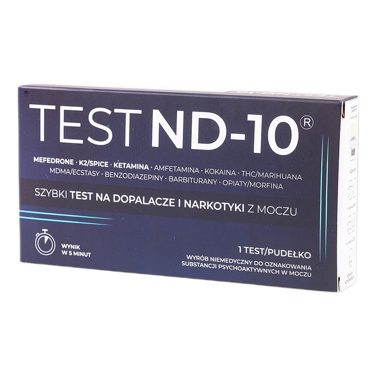 Farmabol Test ND-10 na dopalacze i narkotyki z moczu