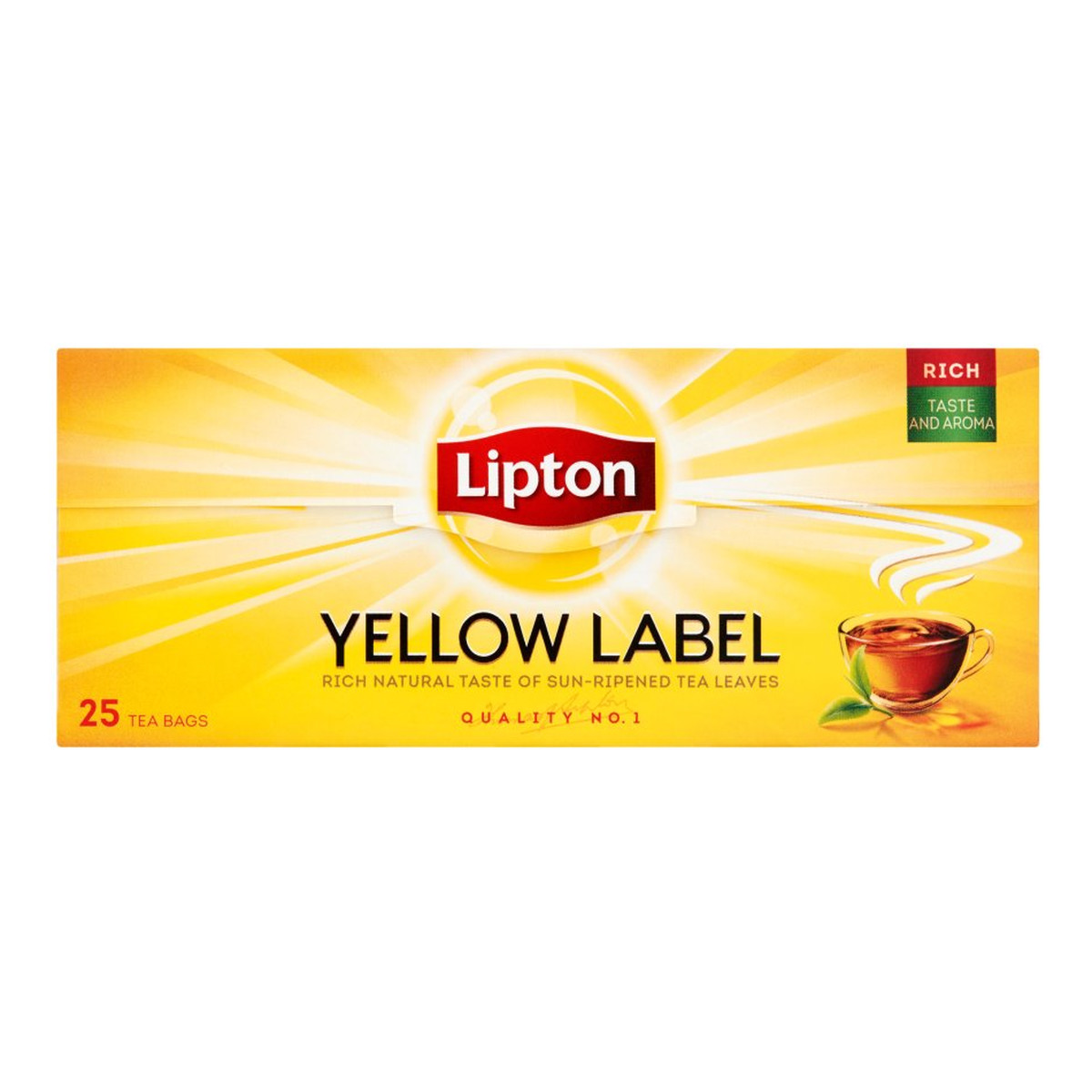 Lipton Yellow Label Herbata czarna 25 torebek 50g