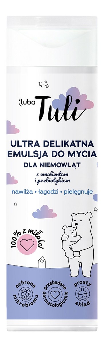 Ultra delikatna emulsja do mycia dla niemowląt z emolientem i prebiotykiem