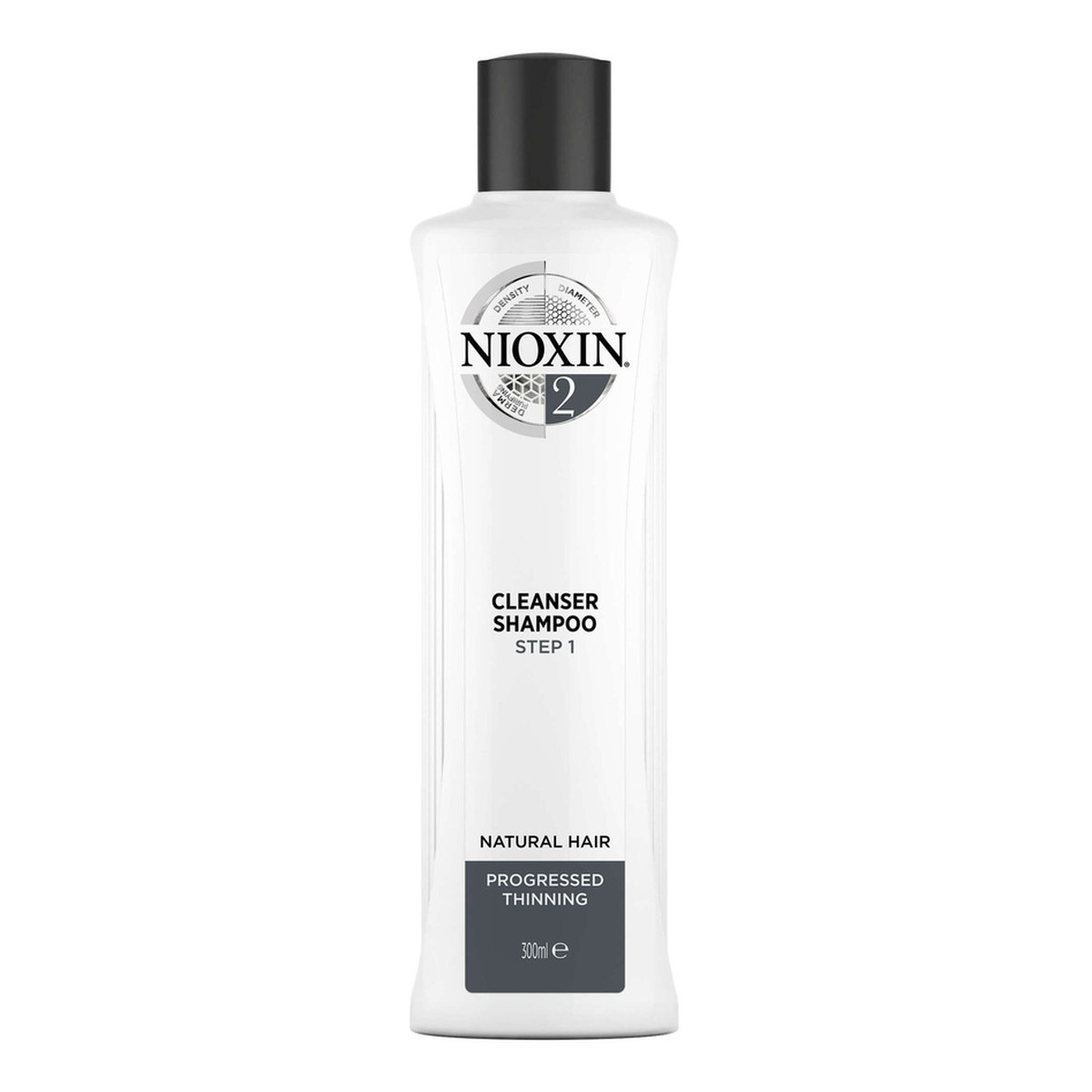 Nioxin System 2 cleanser shampoo oczyszczający szampon do włosów normalnych znacznie przerzedzonych 300ml