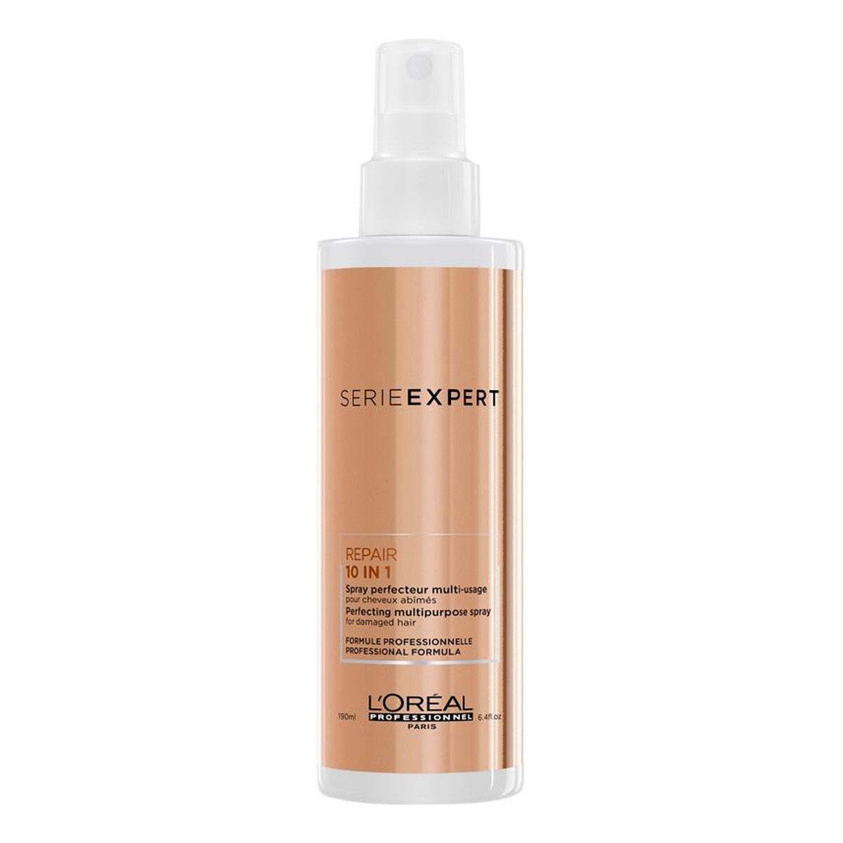 Loreal Serie Expert Absolut Repair Gold 10in1 odbudowujący spray do włosów zniszczonych z ochroną termiczną 190ml