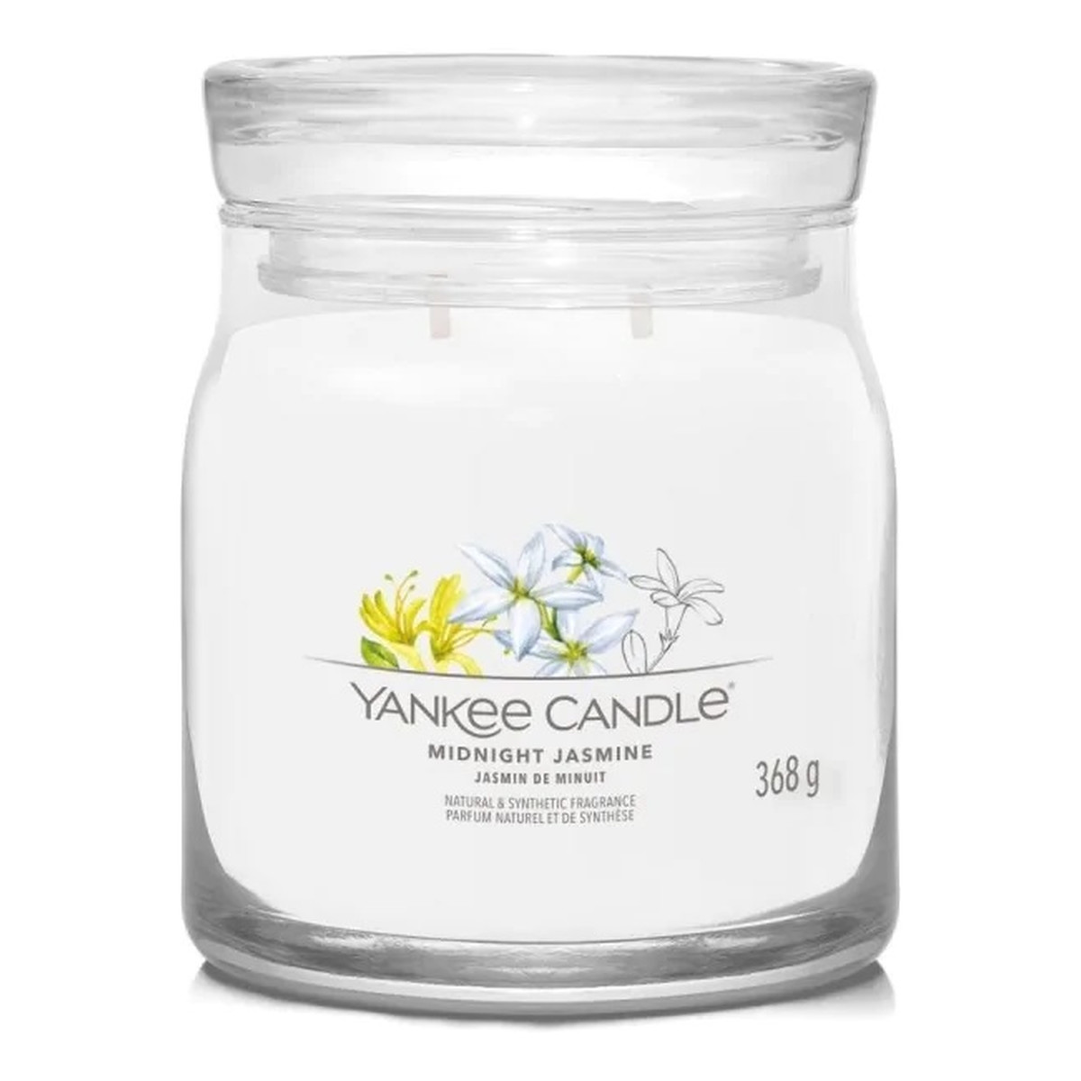 Yankee Candle Średnia świeca zapachowa midnight jasmine 368g