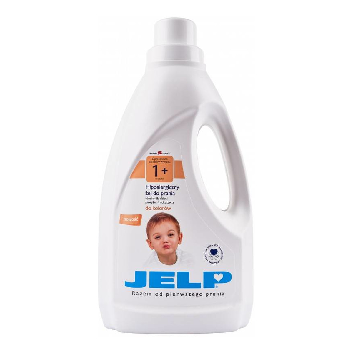 Jelp 1+ Hipoalergiczny żel do prania koloru 1500ml