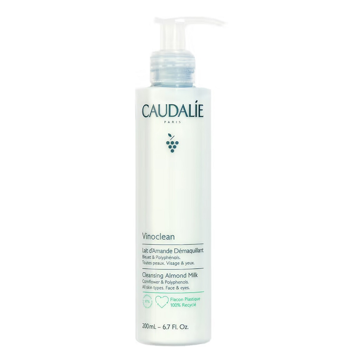 Caudalie Vinoclean migdałowe Mleczko do demakijażu 200ml