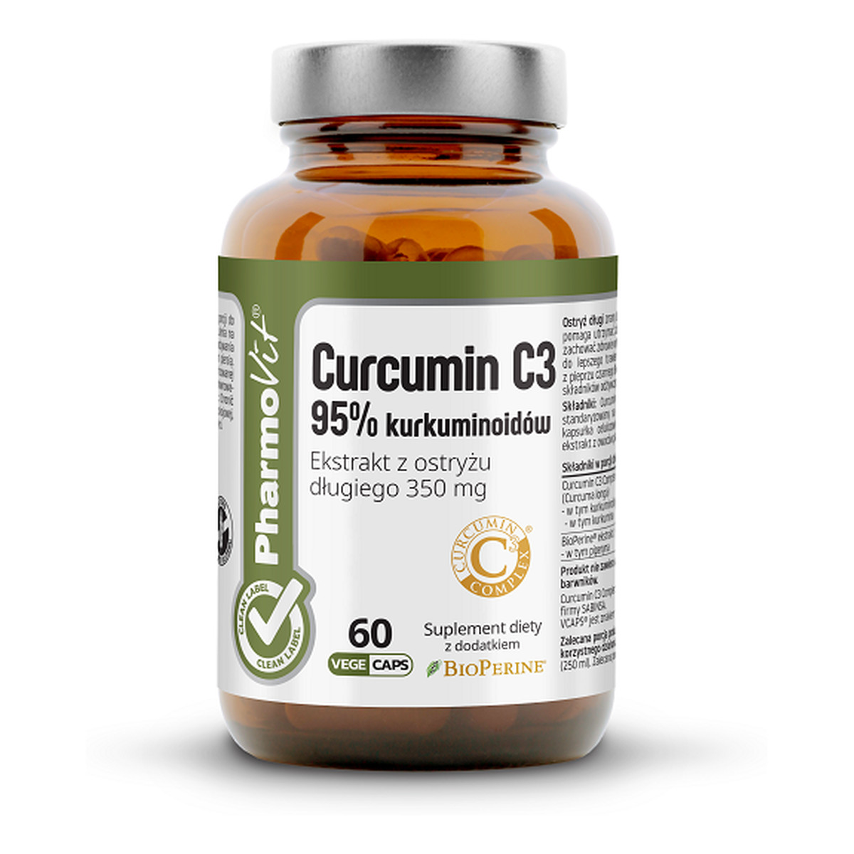 Pharmovit Curcumin C3 suplement diety 60 kapsułek