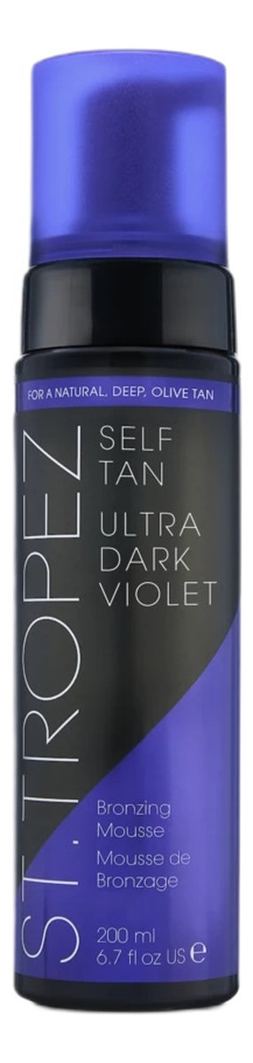 Self tan ultra dark violet bronzing mousse fioletowa samoopalająca pianka