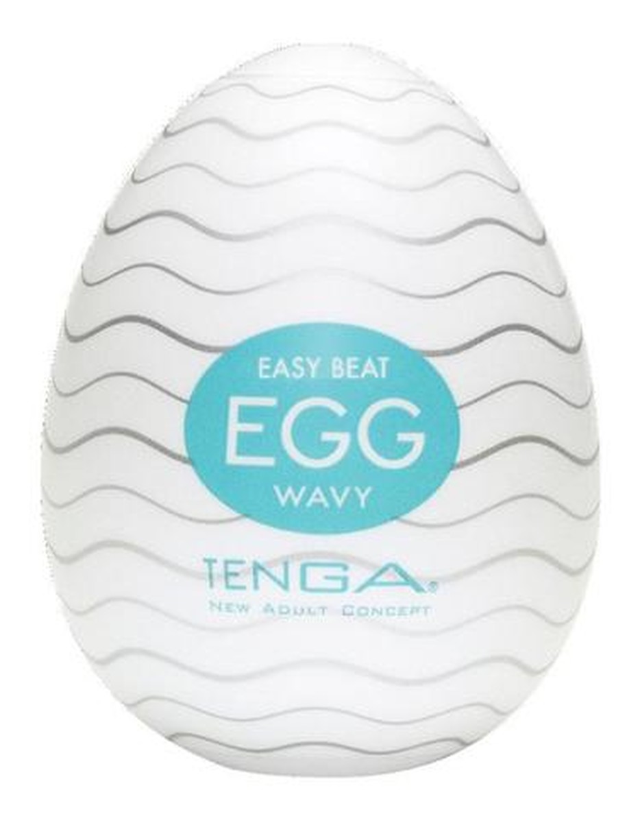 Easy beat egg wavy jednorazowy masturbator w kształcie jajka