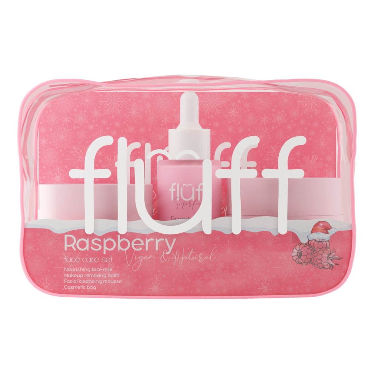 Fluff Raspberry Zestaw do pielęgnacji twarzy