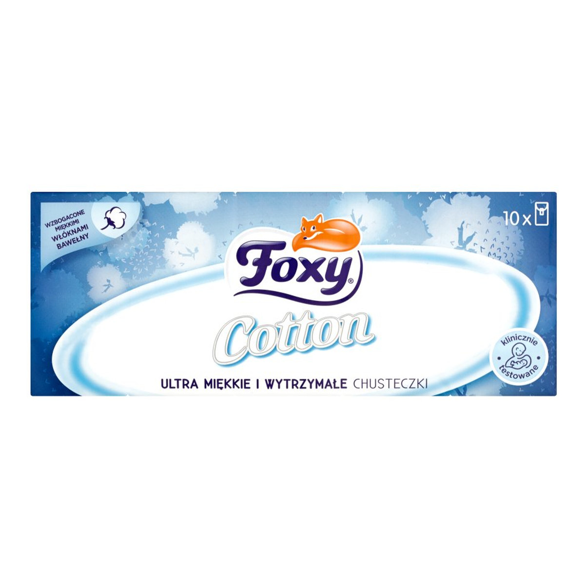 Foxy Cotton Ultra miękkie i wytrzymałe chusteczki