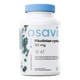 Pikolinian cynku 50mg suplement diety 180 kapsułek