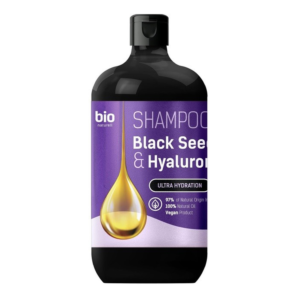 Bio Naturell Black seed oil & hyaluronic acid Szampon dla wszystkich typów włosów 946ml