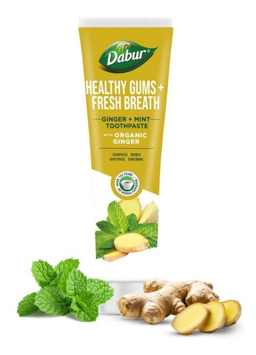 Pasta do zębów Dabur z Organicznym Imbirem i Mięta