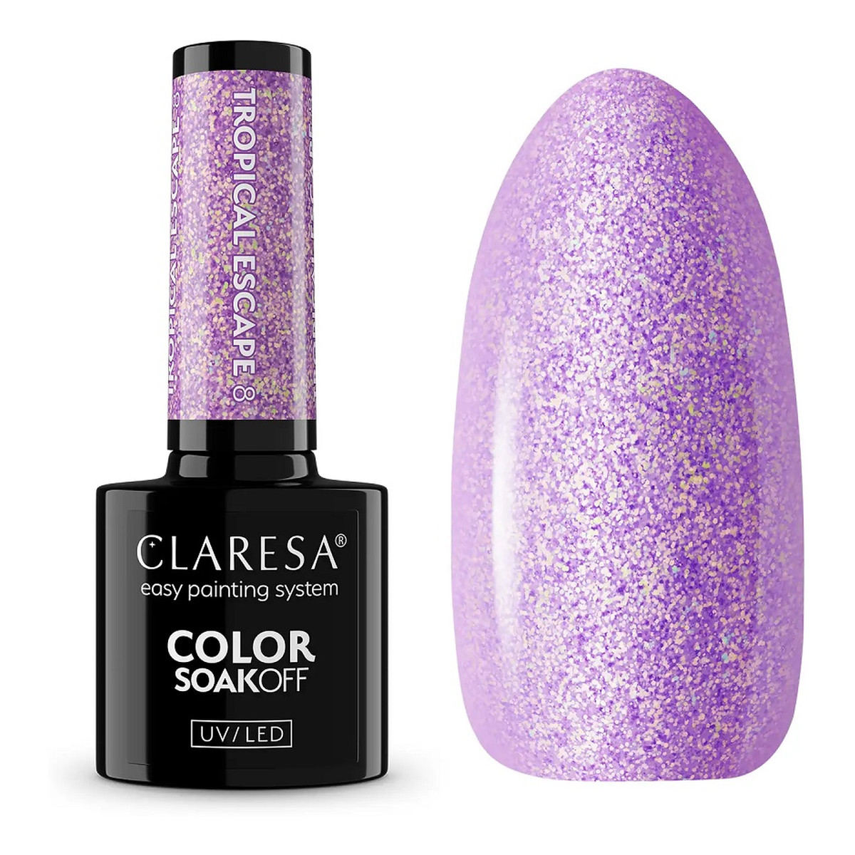 Claresa Tropical Escape Color Soak Off UV/LED lakier hybrydowy 5g