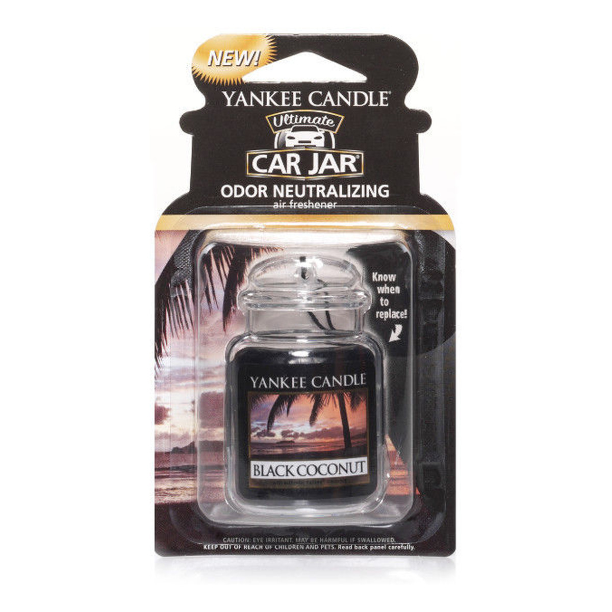 Yankee Candle Car Jar Ultimate zapach samochodowy Black Coconut 1szt