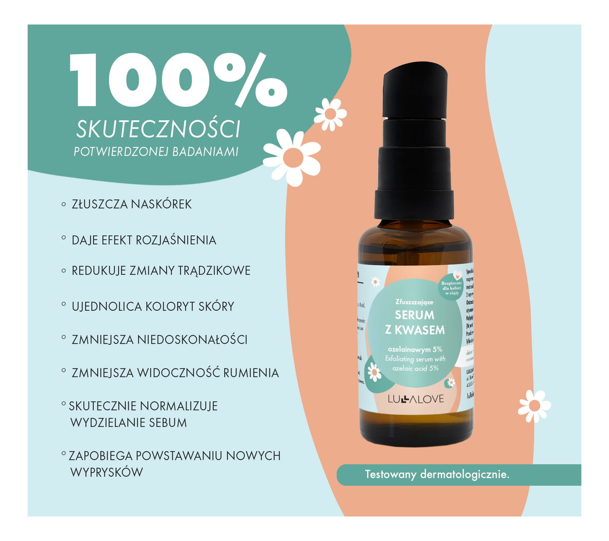 Złuszczające serum z kwasem azelainowym 5%