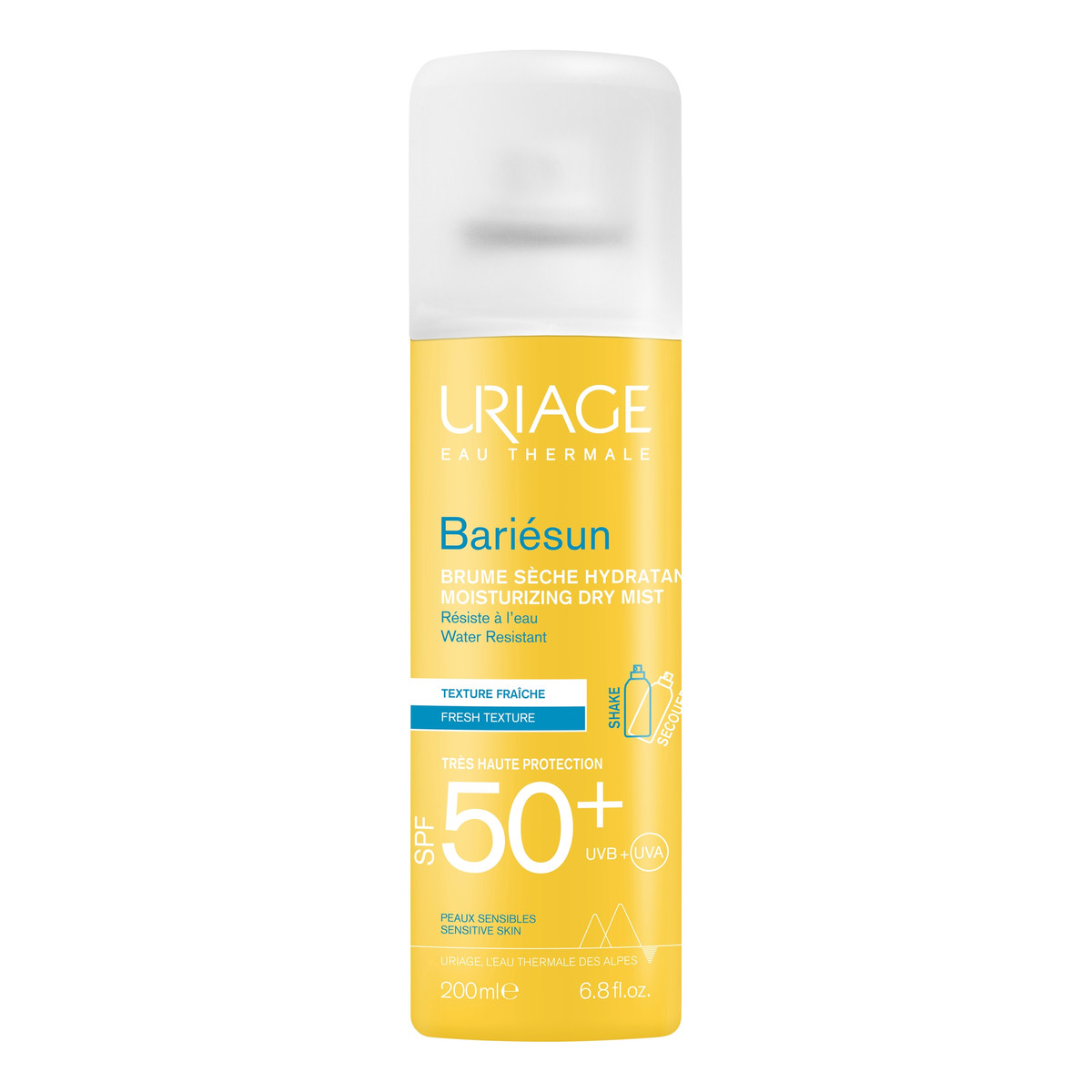 Uriage Bariesun Dry Mist Mgiełka przeciwsłoneczna spf50+ 200ml