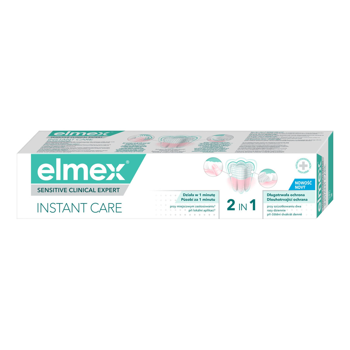 elmex Sensitive Clinical Expert Pasta do zębów Instant Care 75ml