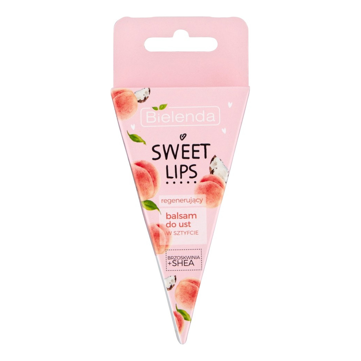 Bielenda Sweet Lips Balsam do ust regenerujący - Brzoskwinia i Masło Shea 3g