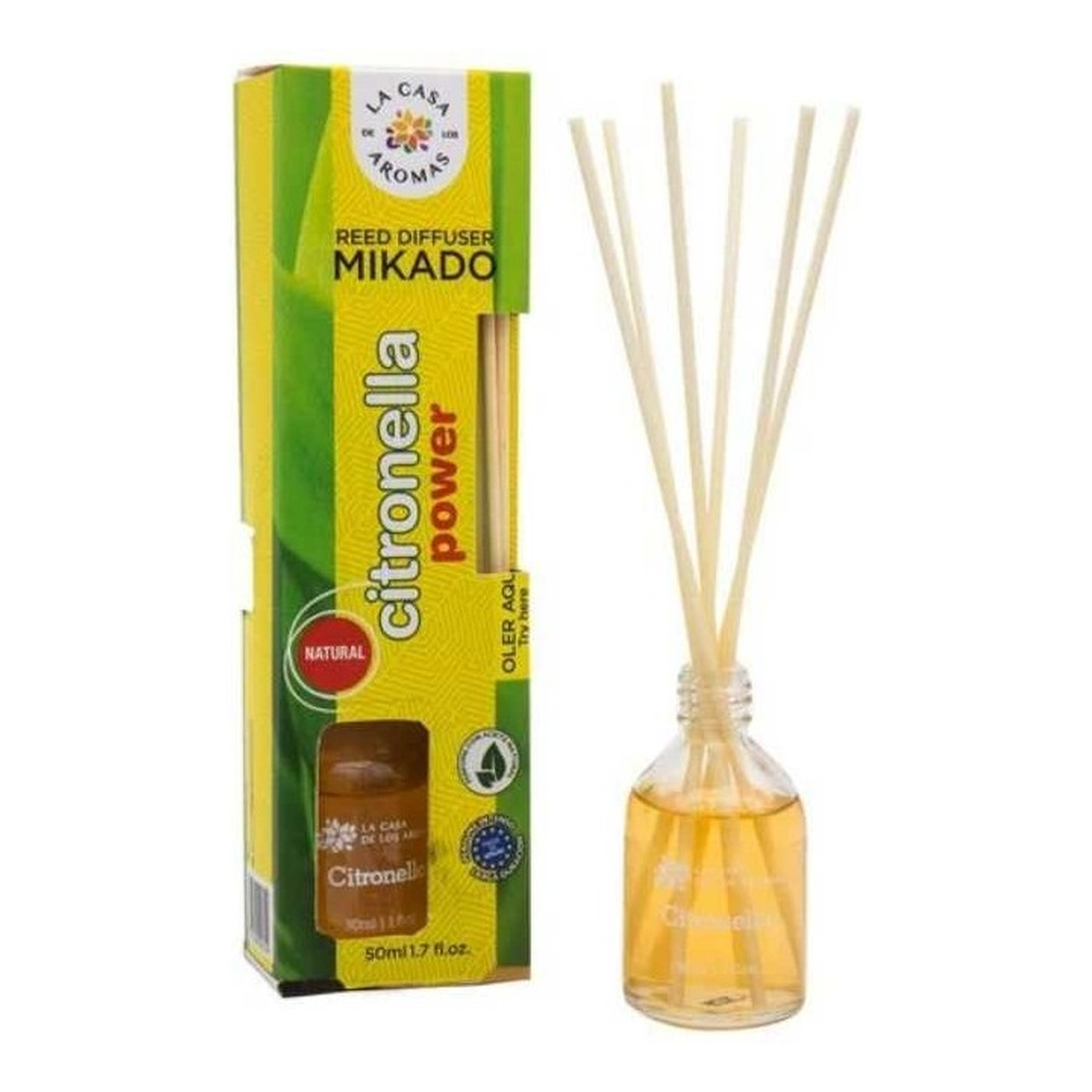 La Casa De Los Aromas Citronella patyczki zapachowe trawa cytrynowa 50ml