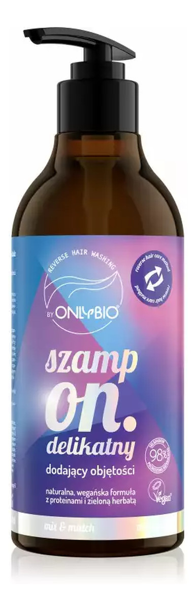 Szampon do włosów delikatny dodający objętości