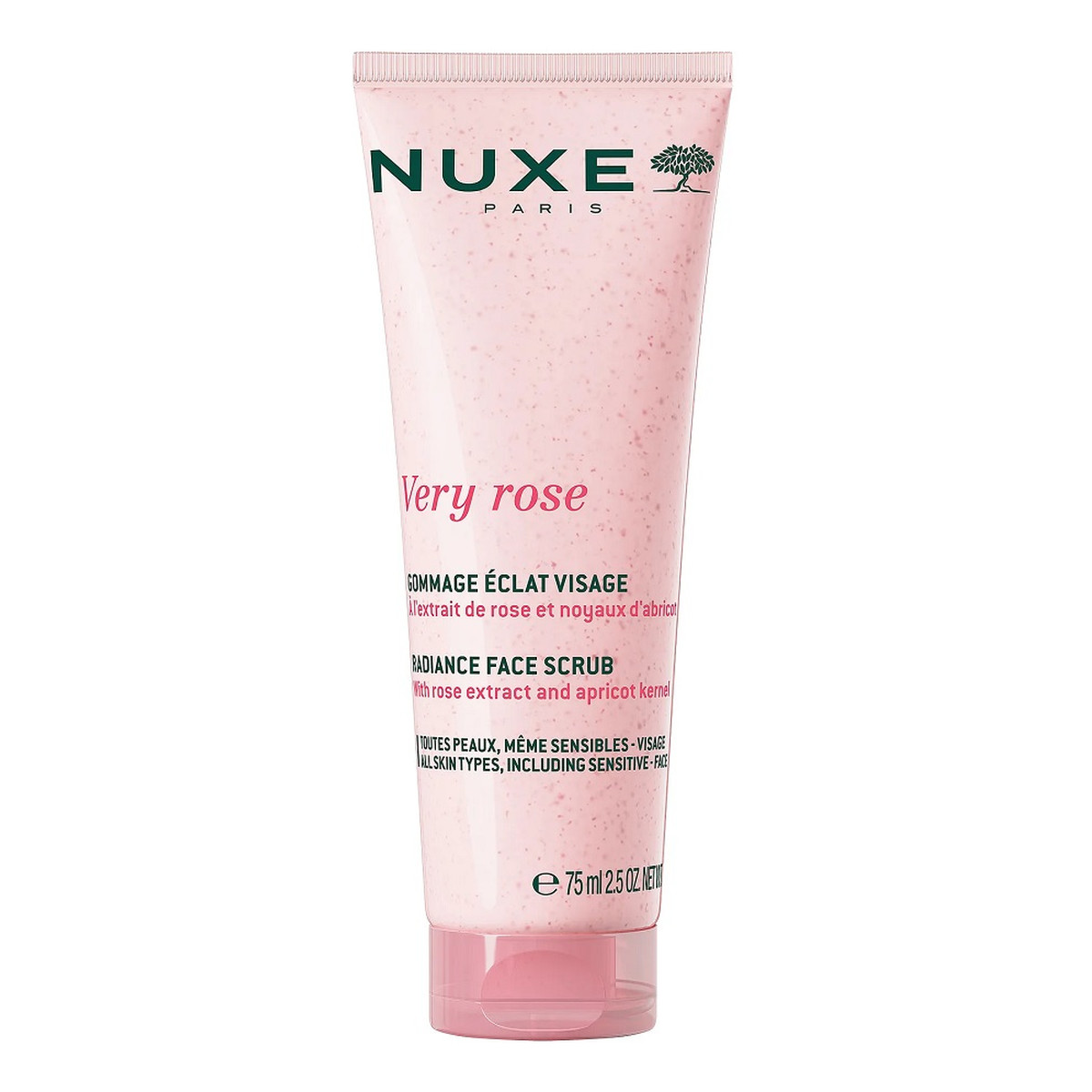 Nuxe Very rose rozświetlający peeling złuszczający 75ml