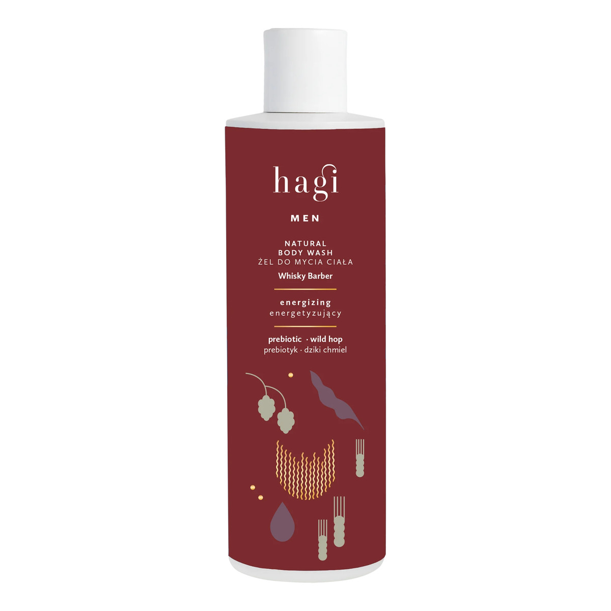 Hagi Whisky Barber Energetyzujący żel do mycia ciała mężczyzn 300ml