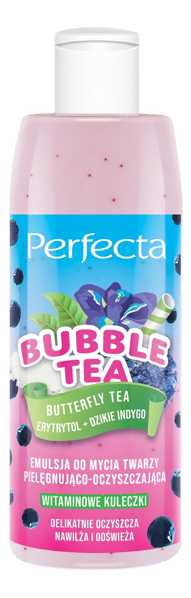 Emulsja do mycia twarzy pielęgnująco-oczyszczająca butterfly tea, erytrytol + dzikie indygo 300 ml