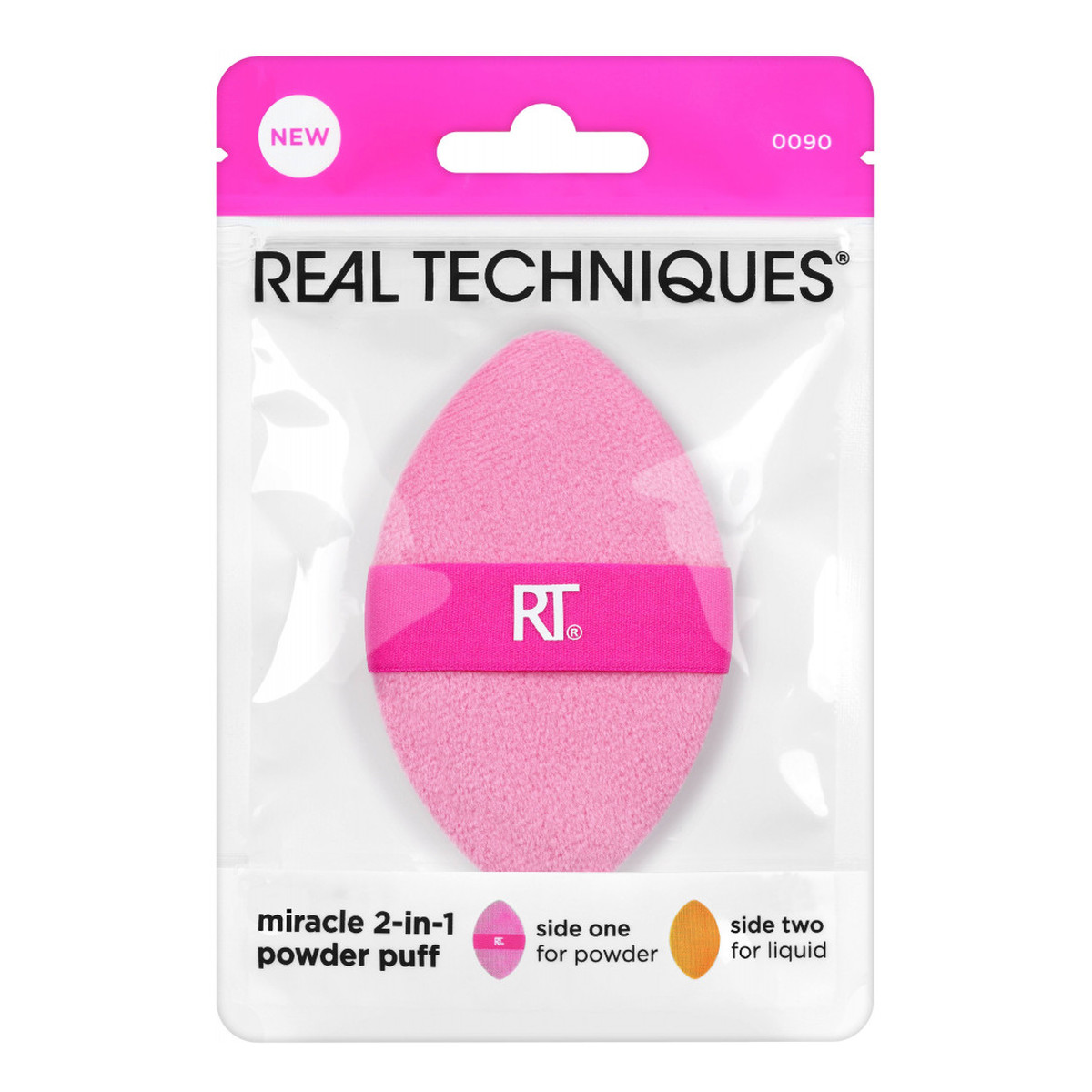 Real Techniques Miracle 2-In-1 Powder Puff Płatek Do Pudru