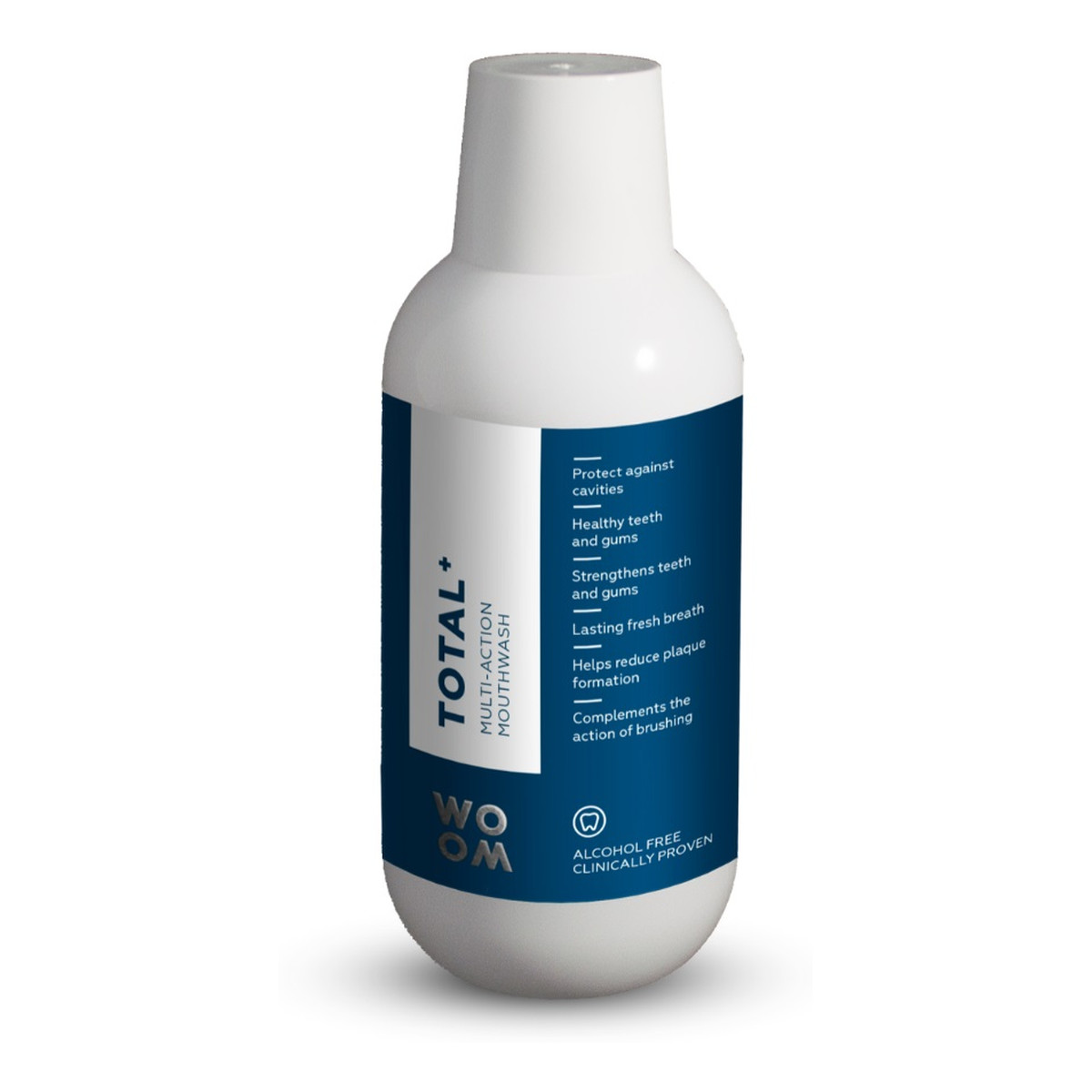Woom Total+ multi-action mouthwash płyn do płukania jamy ustnej chroniący przed próchnicą 500ml