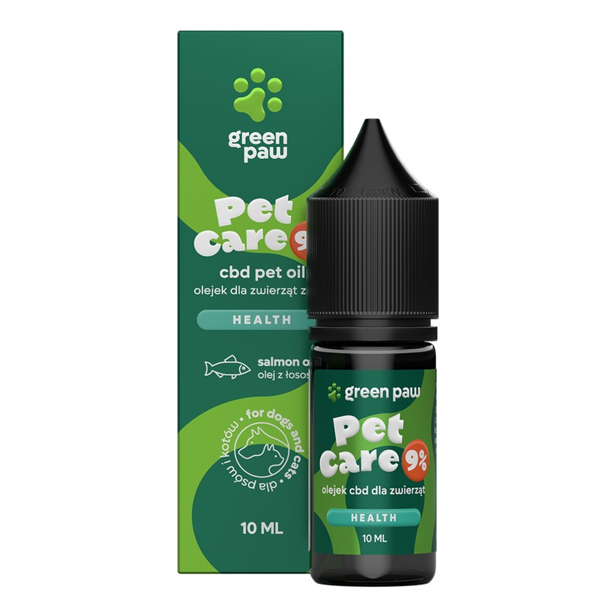 Green Paw Pet Care 9% Olejek cbd dla zwierząt 10ml