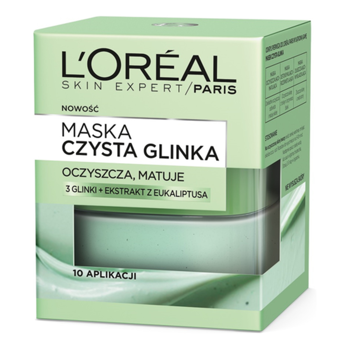 L'Oreal Paris Skin Expert Czysta Glinka Maska Oczyszczająco-Matująca 50ml