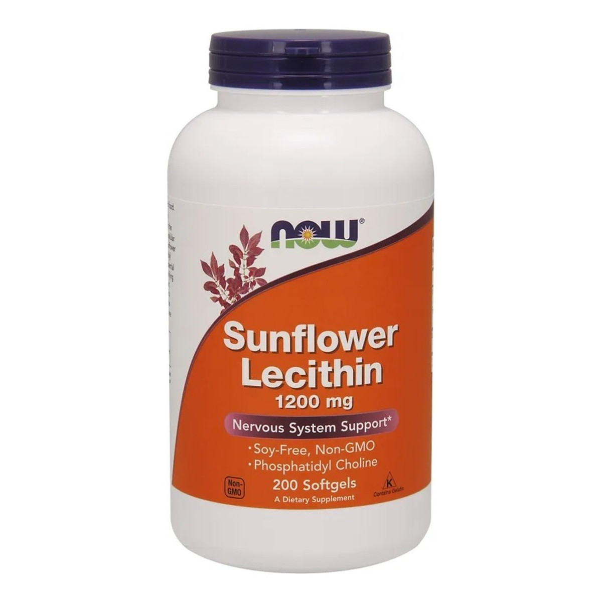 Now Foods Now_sunflower lecithin lecytyna słonecznikowa 1200mg 200 miękkich kapsułek