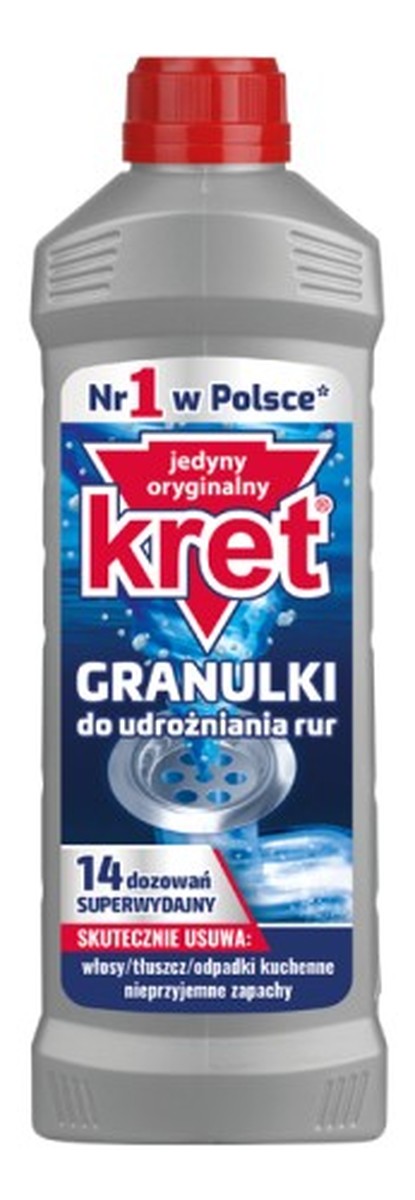 Granulki do udrażniania rur