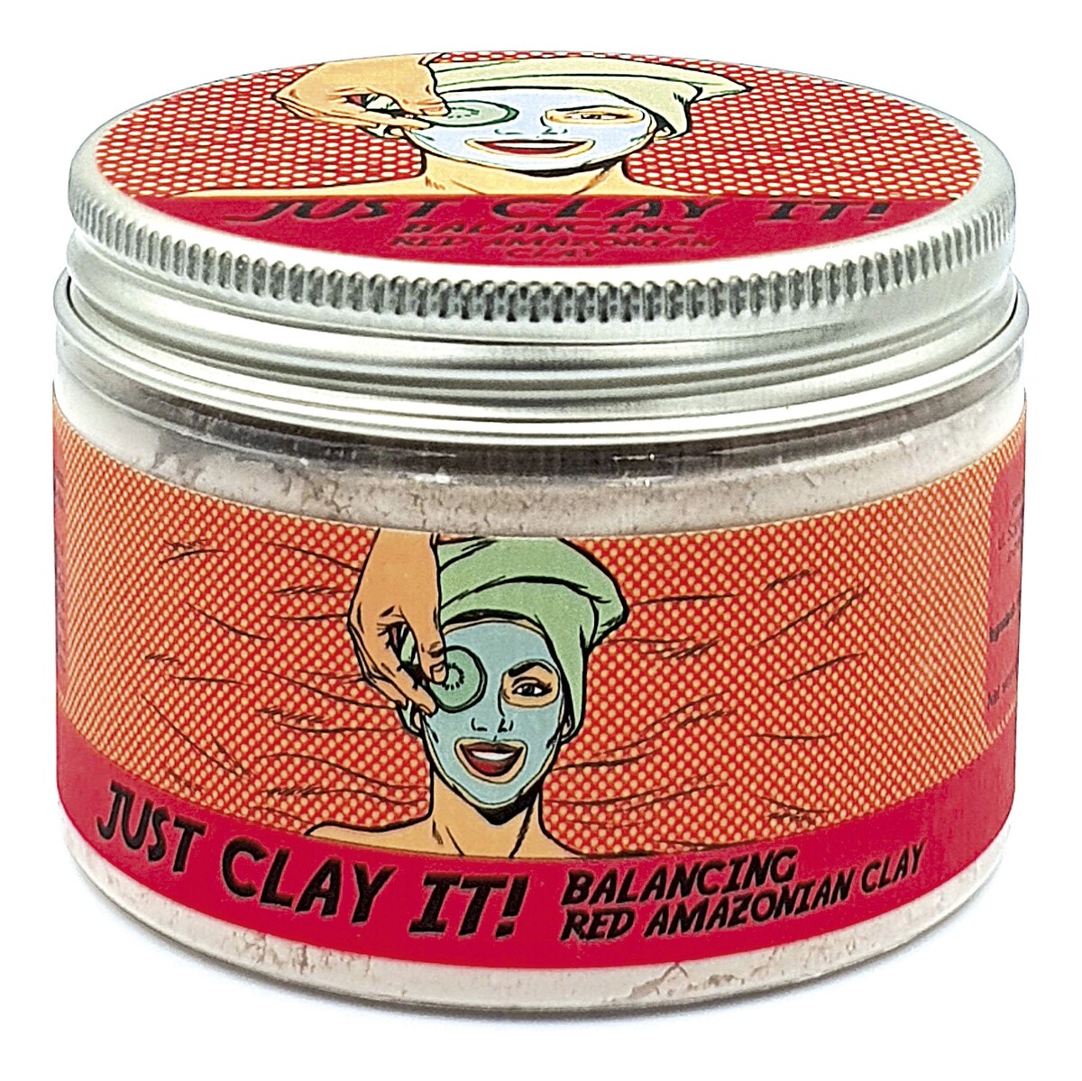 Just Clay It! Czerwona glinka do twarzy balansująca