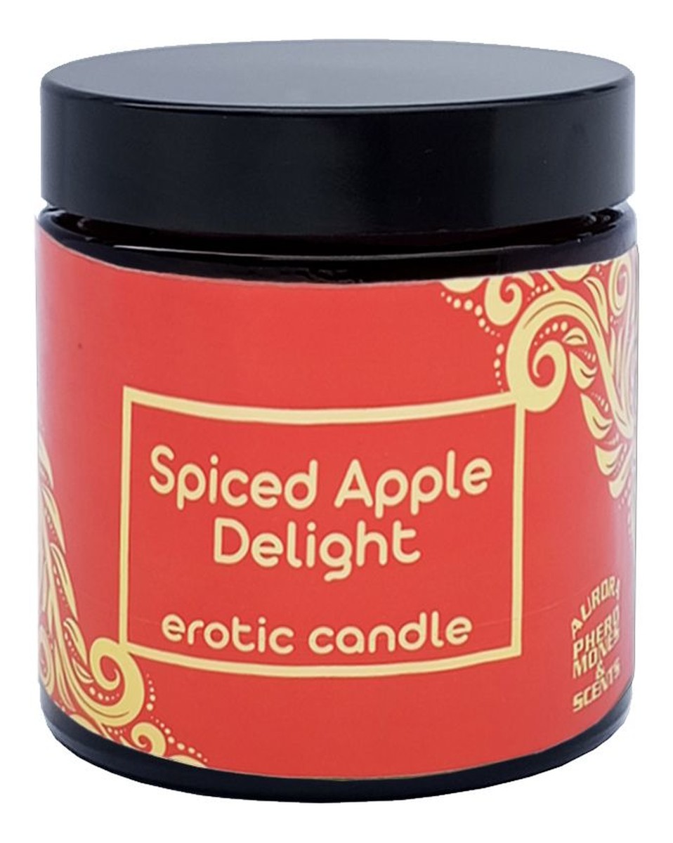 Erotic candle erotyczna świeca zapachowa spiced apple delight