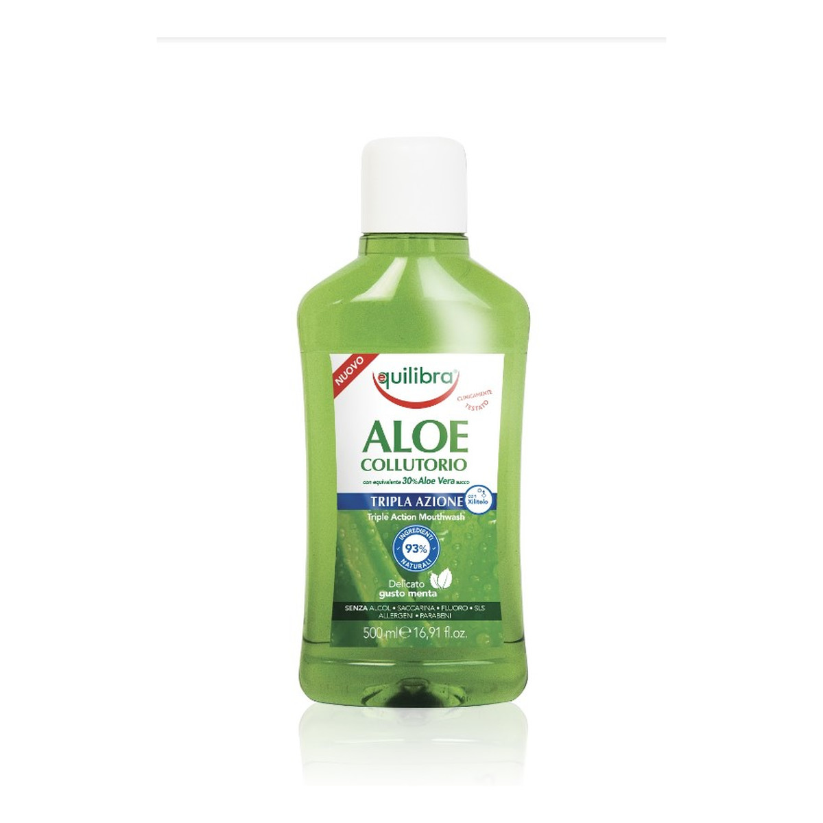 Equilibra Aloe Triple Action Płyn do płukania jamy ustnej 500ml