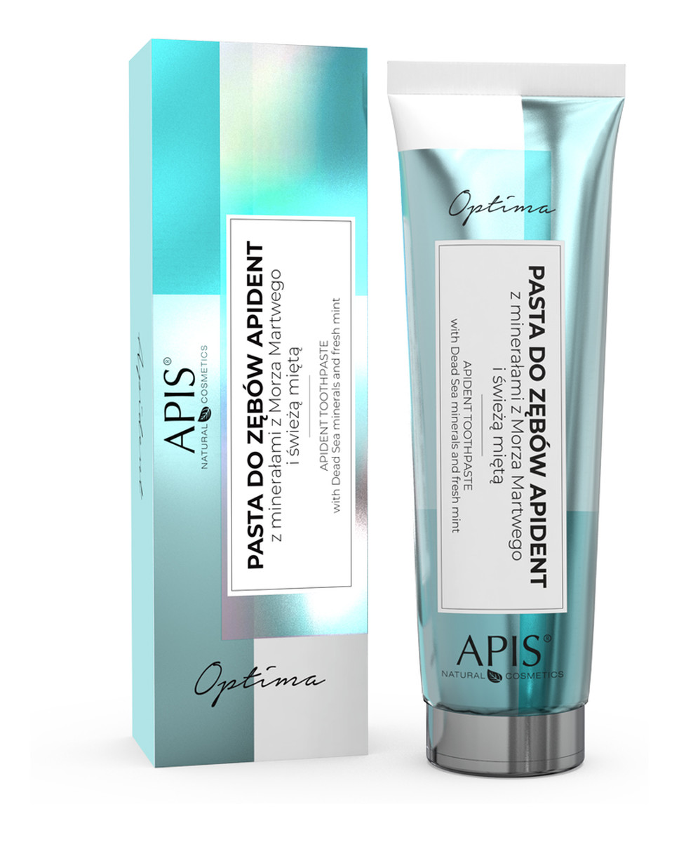 pasta do zębów z minerałami z morza martwego i świeżą miętą