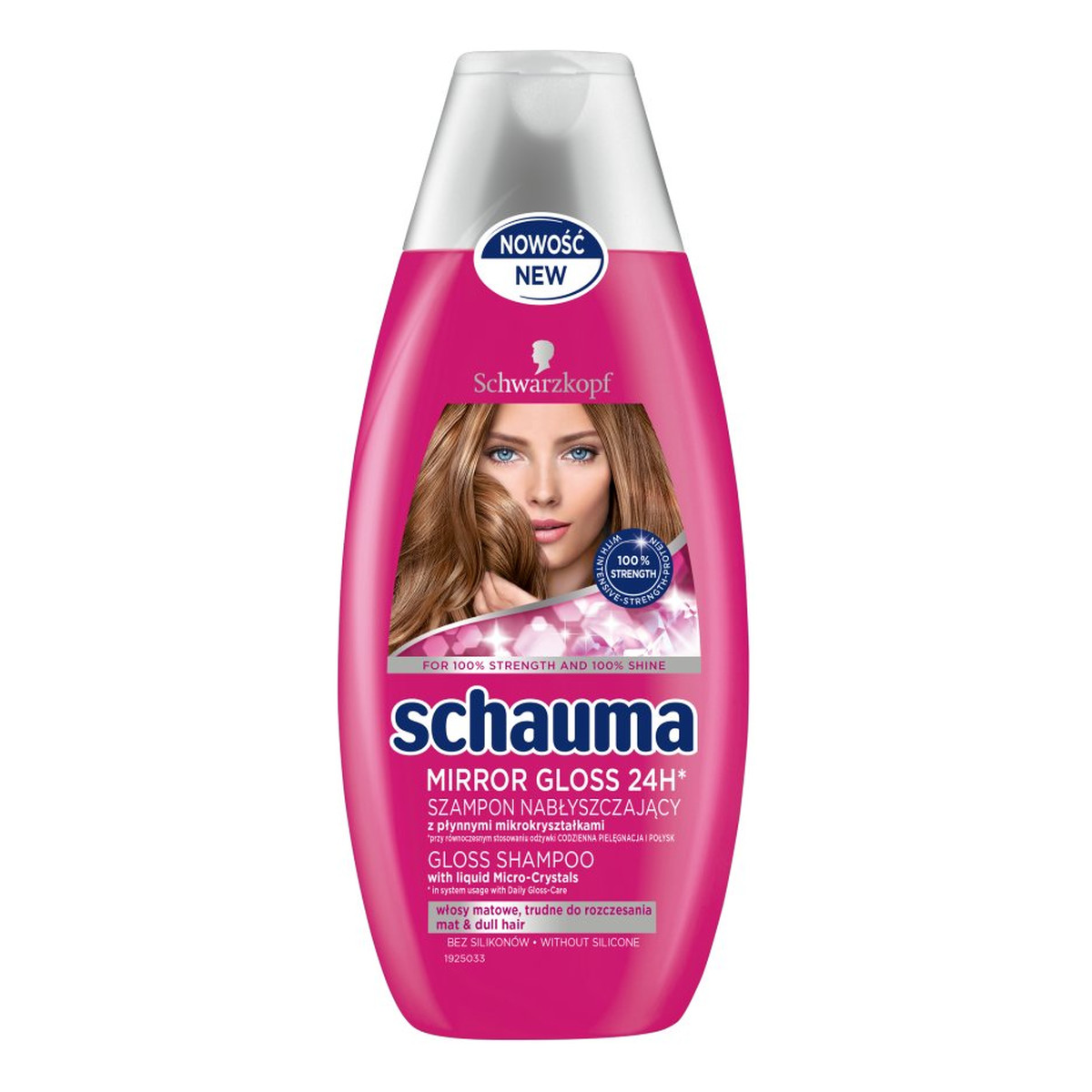 Schauma Mirror Gloss 24H szampon do włosów nabłyszczający 400ml