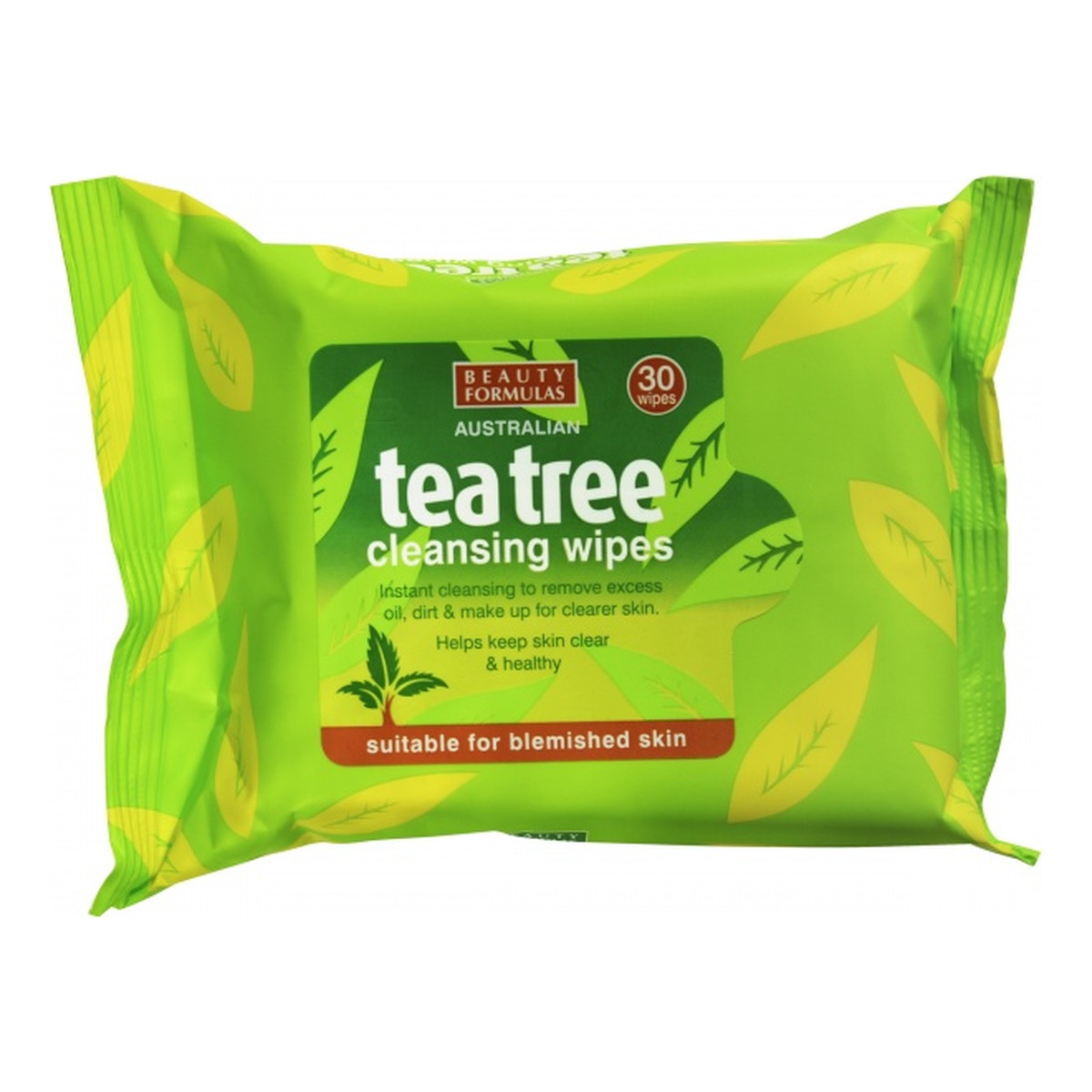 Beauty Formulas Tea Tree Chusteczki Do Demakijażu 30szt.