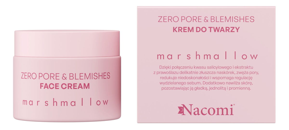 Marshmallow Krem do twarzy + Serum + Pianka do oczyszczania